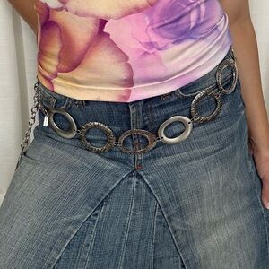 silver chain belt - no flaws